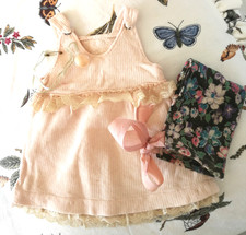 Süsses antikes puppeoutfit gebraucht kaufen  Berlin