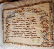 Baby tapestry throw for sale  Perth Amboy