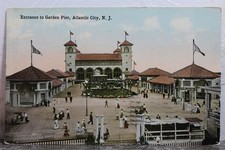 Cartão postal de entrada New Jersey NJ Atlantic City Garden Pier antigo vintage com vista para cartão comprar usado Cartão postal de entrada New Jersey NJ Atlantic City Garden Pier antigo vintage com vista para cartão comprar usado  Enviando para Brazil