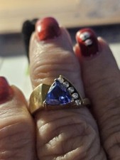 Tanzanite solitaire costume for sale  Cass City