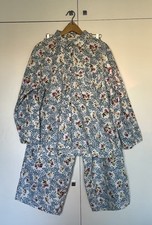 Conjunto de Pijama Peter Alexander Feminino Tamanho G Azul Branco Floral Flanela Bolso Dormir comprar usado  Enviando para Brazil
