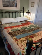 Patchwork eiderdown quilt for sale Patchwork eiderdown quilt for sale  ELY