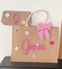 Borsa pochette juta usato  Vodo Cadore
