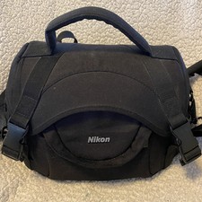 Bolsa de ombro para câmera Nikon DSLR estojo de transporte com alça e alça de ombro 12x9x8 comprar usado  Enviando para Brazil