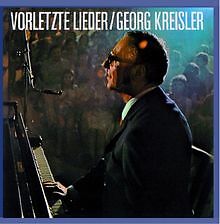 Vorletzte lieder kreisler gebraucht kaufen  Berlin