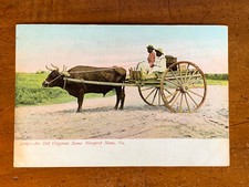 Usado, Virginia, VA, Newport News, Black Couple dirige um carrinho de boi, ca 1905 comprar usado Usado, Virginia, VA, Newport News, Black Couple dirige um carrinho de boi, ca 1905 comprar usado  Enviando para Brazil