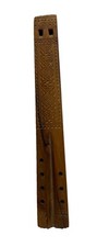 Instrumentos de viento de madera clara tallados a mano flauta doble Yugoslavia de colección 7 agujeros segunda mano  Embacar hacia Mexico