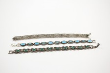 Sterling silver bracelets for sale  LEEDS