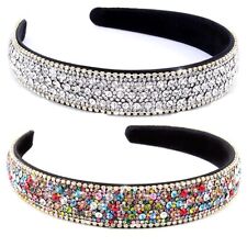 2 piezas diademas de estrás brillante cristal joyas accesorio para el cabello para niñas y mujeres segunda mano  Embacar hacia Argentina