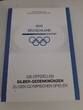 Silber gedenkmünzen lympische gebraucht kaufen  Albbruck