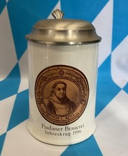 Steinkrug zinndeckel paulaner gebraucht kaufen  Schwandorf