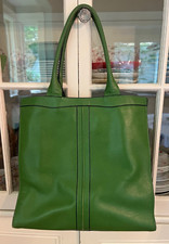 Valextra green leather for sale  Brookline