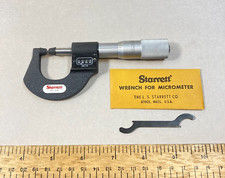 Usado, Micrômetro digital Starrett 0-1" ponta de bola quadro de corte #216XP-1 com chave EUA comprar usado  Enviando para Brazil