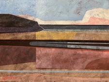 Original cubist landscape. for sale  CHICHESTER