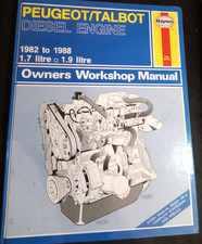 Haynes manual peugeot for sale  ANDOVER