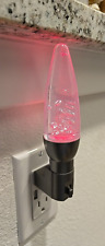 PRIMERA ALERTA LED Cambio de Color Burbuja Enchufe de Pared INTERRUPTOR DE ENCENDIDO/APAGADO Lámpara de Luz Nocturna segunda mano  Embacar hacia Mexico