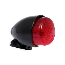 Faro moto nero posteriore TEXAS lente rossa luce targa OMOLOGATO base in metallo comprar usado  Enviando para Brazil