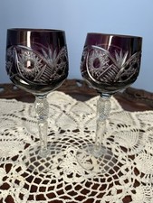 Bohemian wine hocks for sale  East Hartland