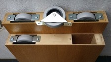 75mm rubber castors for sale  LONDON