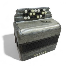Button accordion grey for sale  WINSFORD