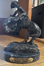 Remington rattlesnake bronze for sale  Fallbrook
