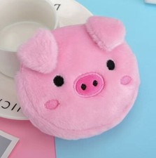 Bolsas de moedas de porco de pelúcia com zíper rosa mini bolsa clipe bolsa de troca bolsa charme porquinho novo comprar usado  Enviando para Brazil