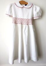 Robe smockée blanc d'occasion  Paris XV