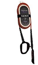 Trela de prancha de surf FCS Freedom Helix 7 pés pés TODA REDONDA PRETA/VERMELHA FastPo comprar usado  Enviando para Brazil