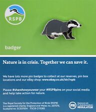 Rspb pin badge for sale  SANDY