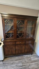 Dark wood glass for sale  WAKEFIELD