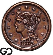 1845 large cent for sale  Boerne