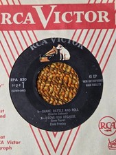 45 RPM  Elvis Presley RCA EP 830 Shake Rattle and Roll + 3 VG+ comprar usado 45 RPM  Elvis Presley RCA EP 830 Shake Rattle and Roll + 3 VG+ comprar usado  Enviando para Brazil