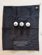 Schwarzes golf handtuch gebraucht kaufen  Hamburg