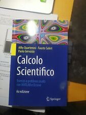 Calcolo scientifico esercizi usato  Grumo Nevano