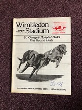 Greyhound racing racecard for sale  POOLE