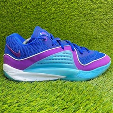 Tênis de corrida esportivo Nike KD 16 Ready Play masculino tamanho 11.5 azul roxo comprar usado  Enviando para Brazil