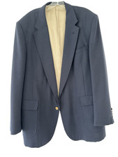Casaco esportivo Johnny Bench azul marinho blazer 42R botões dourados estilo árbitro da liga principal de beisebol masculino comprar usado  Enviando para Brazil