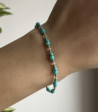 Minimalist beaded turquoise for sale  WITNEY