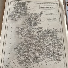 Antique county map for sale  BECCLES