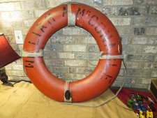Vintage Boat Life Preserver Ring Buoy Náutica, The William A McConagle, 27" comprar usado  Enviando para Brazil