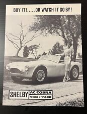 Raro Original 1963 Shelby Cobra PRIMEIRA BROCHURA DE VENDAS... Não é uma reimpressão! comprar usado  Enviando para Brazil