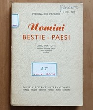 Uomini bestie paesi usato  Italia