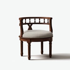 Banqueta estofada estilo francês antiga banco maquiagem veludo comprar usado  Enviando para Brazil