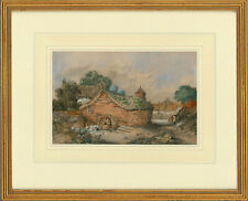 1866 watercolour cart for sale  BRADFORD-ON-AVON