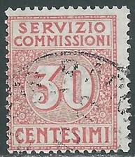 1913 REGNO SERVIZIO COMMISSIONI USATO 30 CENT - RE31-9, usado comprar usado  Enviando para Brazil