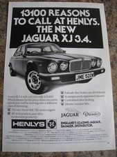 Henlys jaguar daimler for sale  BRISTOL