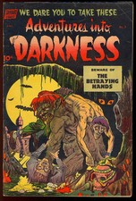 Adventures into Darkness #7 (Pequeno C.T.) Classic Cover Horror 1952 App. Muito bom estado - comprar usado Adventures into Darkness #7 (Pequeno C.T.) Classic Cover Horror 1952 App. Muito bom estado - comprar usado  Enviando para Brazil