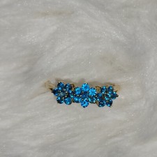 Apatit goldring 585 gebraucht kaufen  Idar-Oberstein