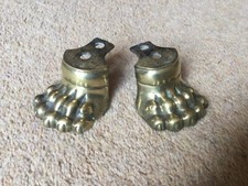 Pair antique brass for sale  HORSHAM