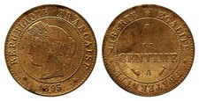 Centime cérès république d'occasion  France